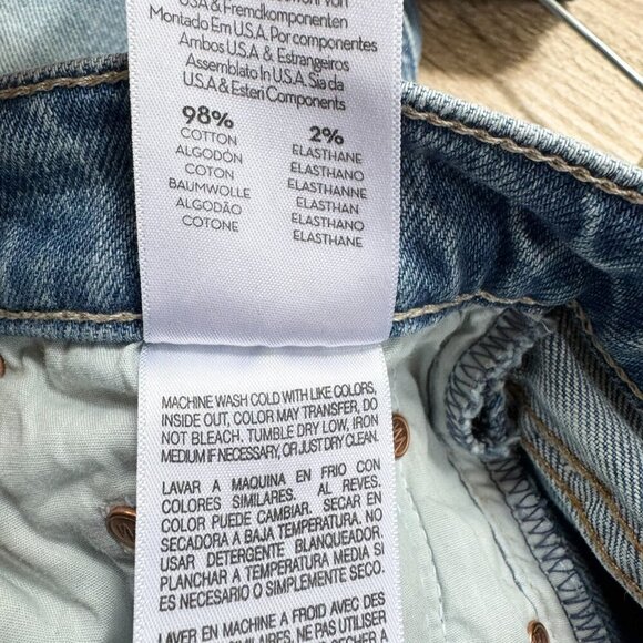 MOTHER Superior The Tripper Flood Fray Jeans Left in Dust Flare Denim Blue 26 - Picture 9 of 17